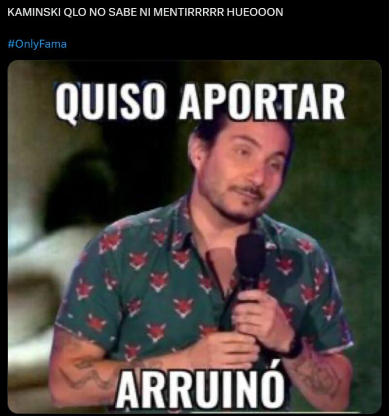 Los comentarios que más se repitieron por su entrevista en Only Fama.