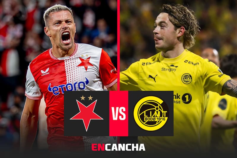 por la fecha 1 de la Champions League. Foto: Prensa Slavia Praga y Bodø/Glimt.