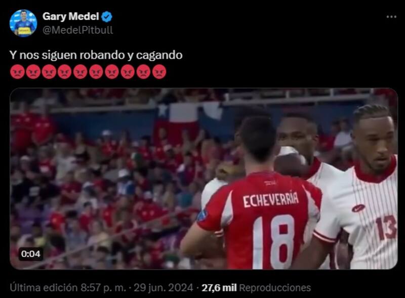 Gary Medel disparó en contra del arbitraje a través de redes sociales. (Foto: Aton)