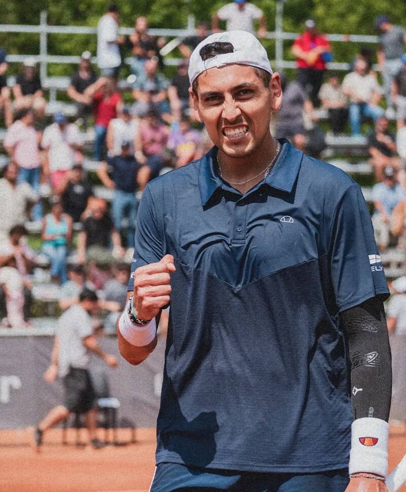 El chileno se metió a la gran final del Challenger de Concepción. Foto: Instagram @legionsudam