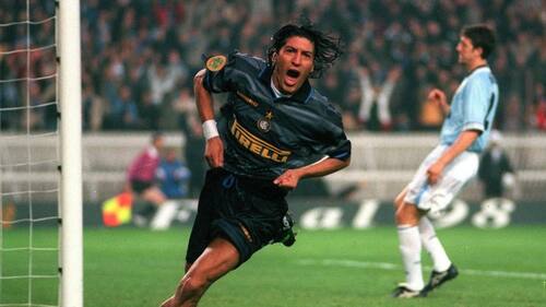 Zamorano es recordado con mucho cariño por los hinchas del Inter.