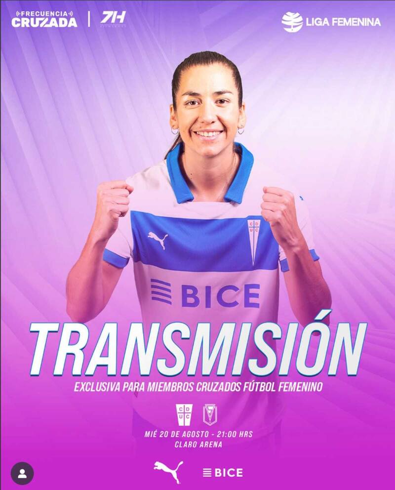 Así promocionan el partido para verlo en vivo online.