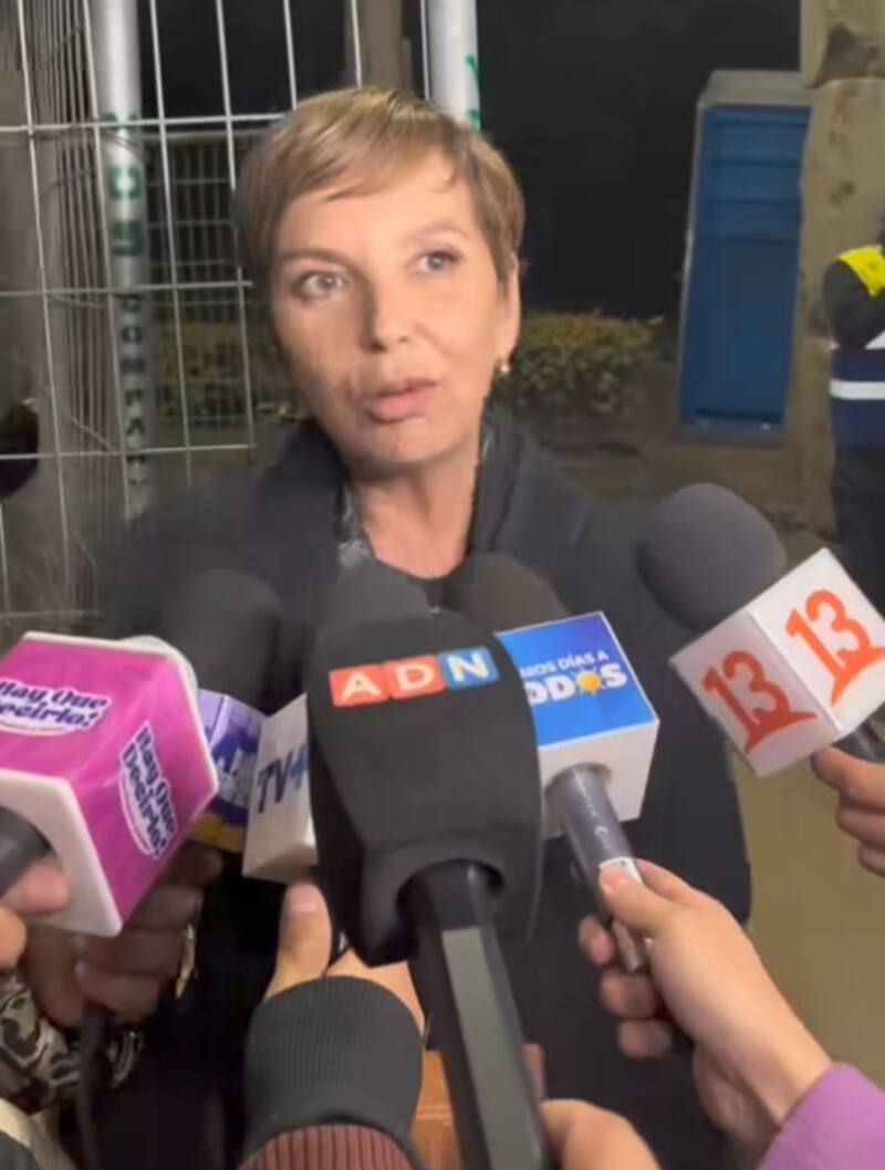 La animadora fue entrevista a la salida del anfiteatro. Créditos: Instagram