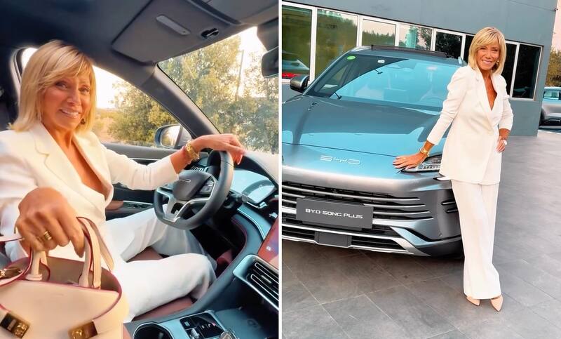 La animadora de Tal Cual maneja un nuevo auto. Créditos: Instagram