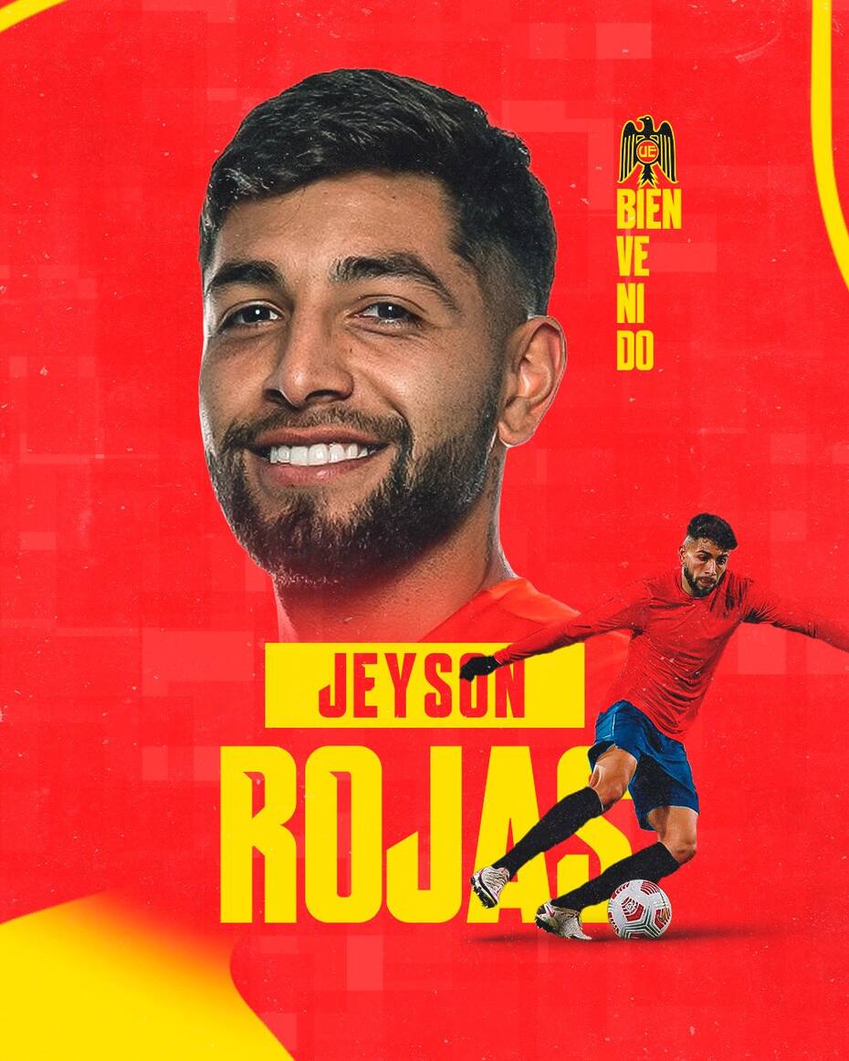 Jeyson Rojas fue presentado como refuerzo de Unión Española.
