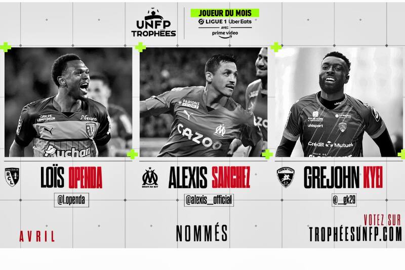 Alexis Sánchez es finalista al premio al mejor jugador de abril en la Ligue 1 de Francia