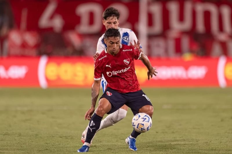 en Independiente. Foto: Instagram Luciano Cabral.