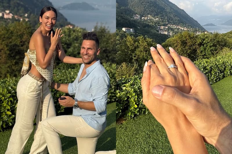 la modelo reveló que se casará.