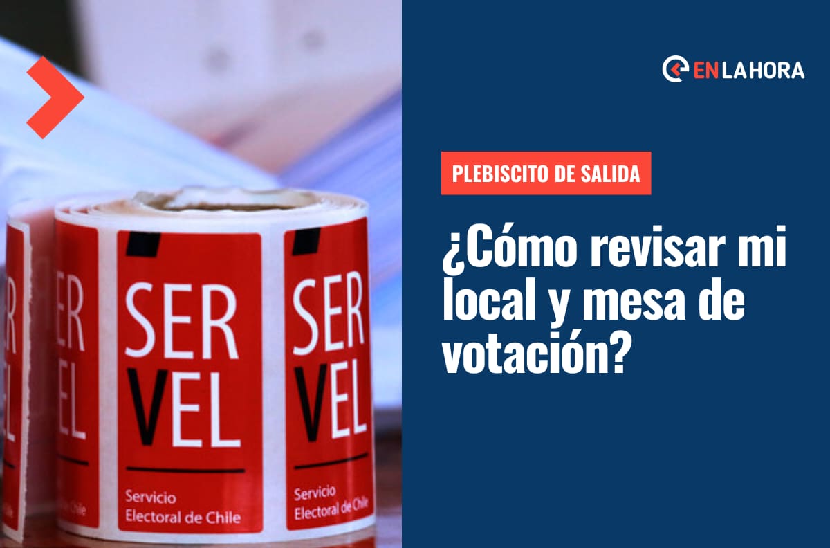 Plebiscito de Salida: Solo con tu RUT revisa dónde te tocará votar el próximo 4 de septiembre