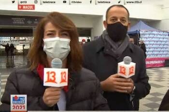 "No me haga esto en la mañana": Tonka Tomicic se camiseteó con "Bienvenidos" y retó a Alfonso Concha en pleno despacho en vivo