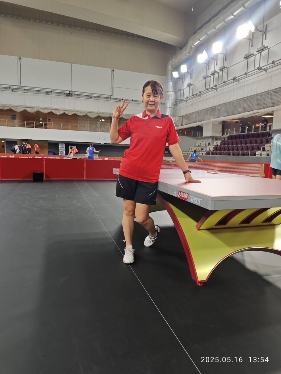 La tenismesista se prepara para el Mundial de Doha. Foto: The match