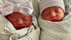 Gemelos separados por el año nuevo: uno nació el 2021 y otro en el 2022