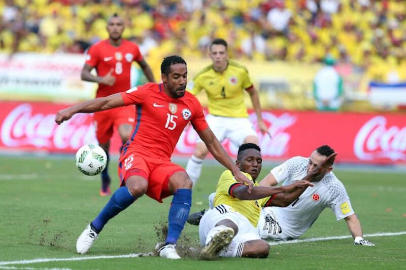 Colombia vs Chile en Barranquilla, rumbo a Rusia 2018, el único partido por los puntos que Wilton Sampaio le ha dirigido a La Roja.