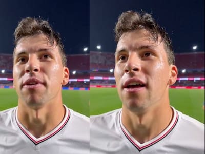 Emociones a flor de piel: la reacción de Gonzalo Tapia tras su estreno goleador en Sao Paulo