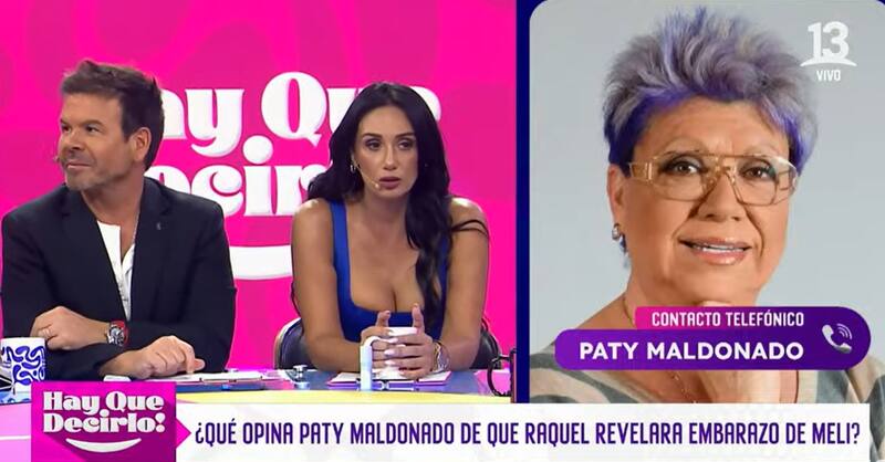 Paty Maldonado aseguró que no conoce a Pangal y a Melina. Créditos: Captura Canal 13