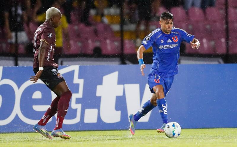 Los azules igualaron 1-1 ante Carabobo. Foto: @udechile.