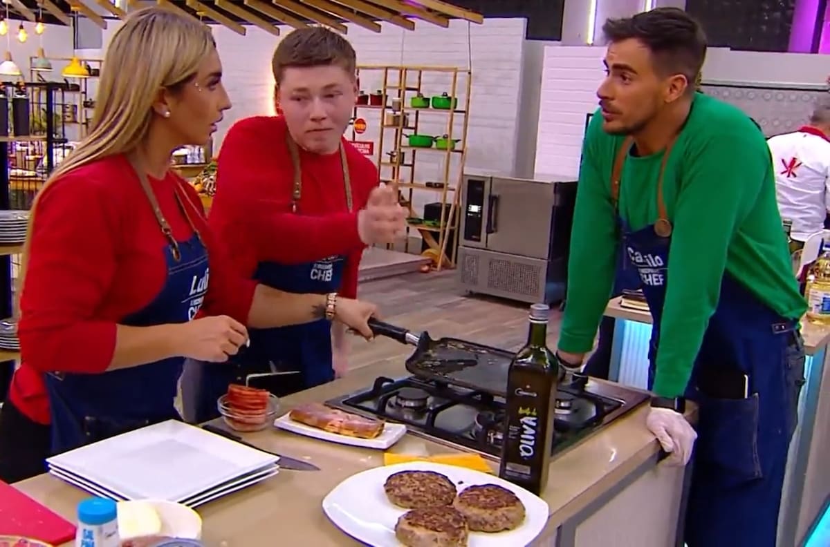 "¿No es una cita?": Víctor Díaz, "El Zafrada", invitó a Nicole "Luli" Moreno a comer completos en "El Discípulo del Chef"