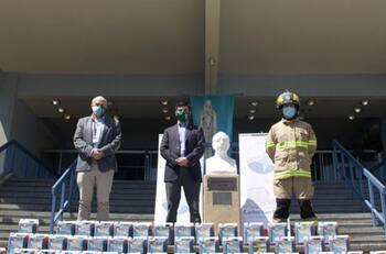 La noble donación que realizó Santiago Wanderers al Cuerpo de Bombero y al hospital Carlos Van Buren