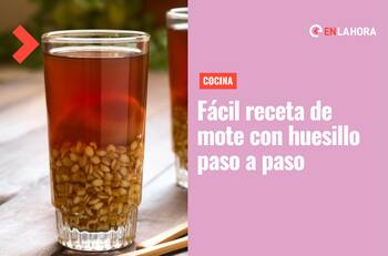 Receta de mote con huesillo chileno: Así se prepara esta tradicional bebida de las Fiestas Patrias y primavera