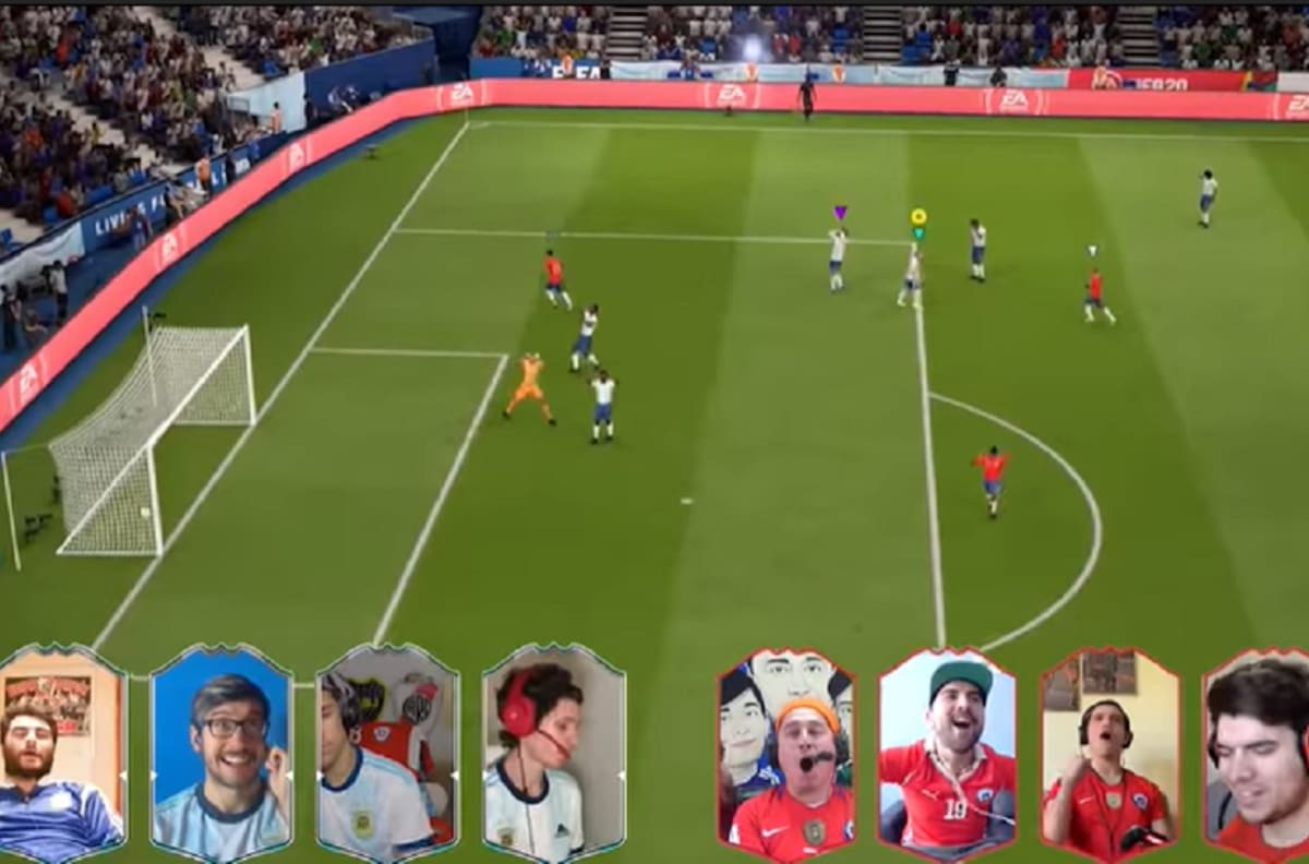Los Displicentes fueron humillados en FIFA 20 por Youtubers chilenos