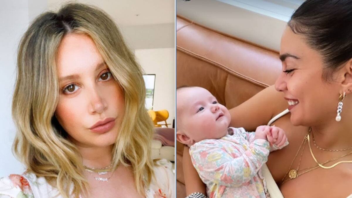 Vanessa Hudgens cumplió su rol de tía y conoció a la hija de Ashley Tisdale
