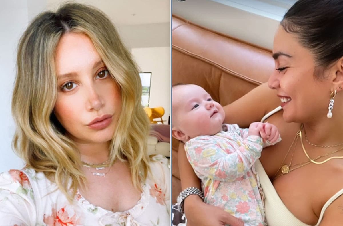 Vanessa Hudgens cumplió su rol de tía y conoció a la hija de Ashley Tisdale