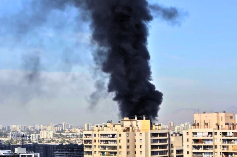 Siniestro se está llevando a cabo cerca de Barrio Franklin. Créditos: Sosafe.