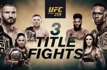 Tres títulos en juego: día, hora y dónde ver la UFC 259 en vivo por TV y Online