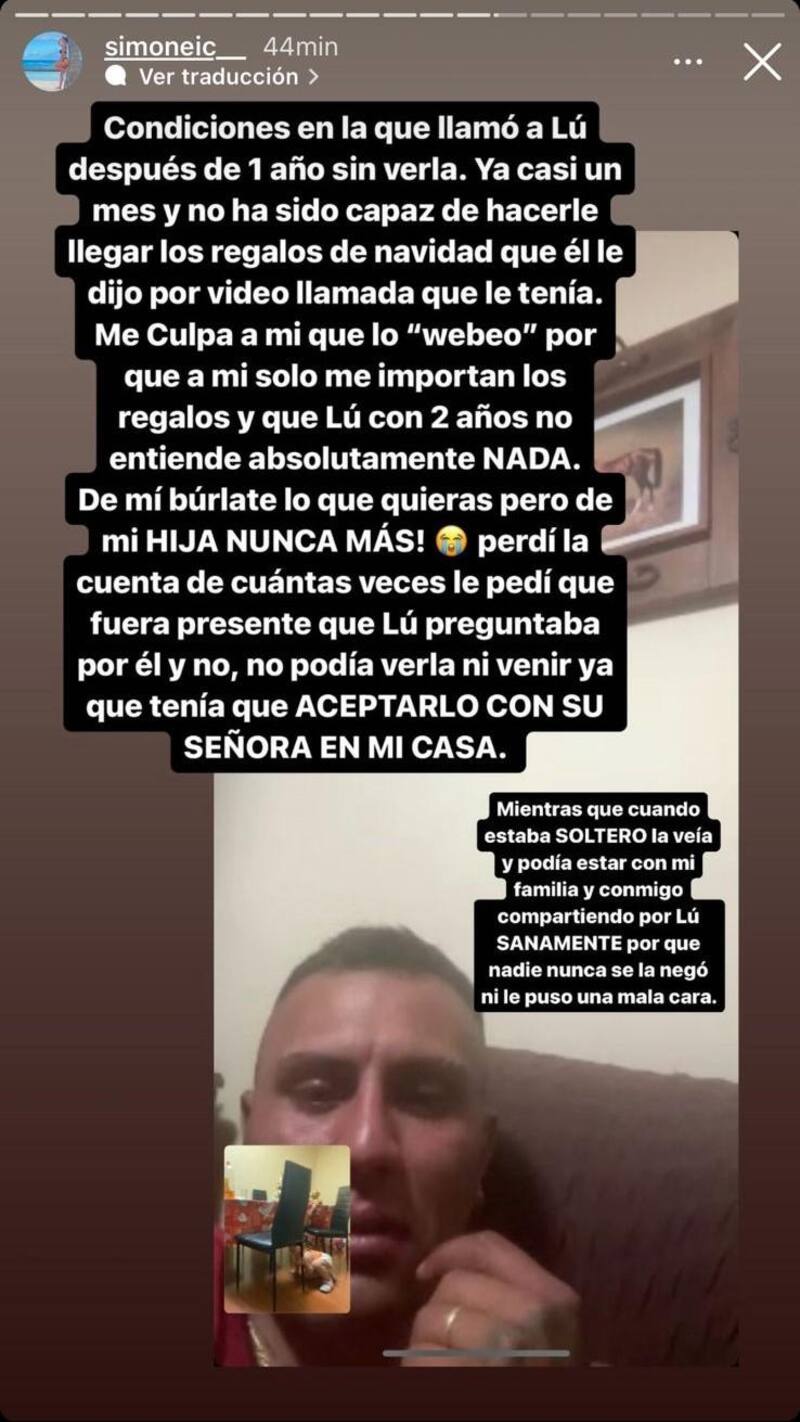 Las acusaciones de la ex pareja de Juan Leiva