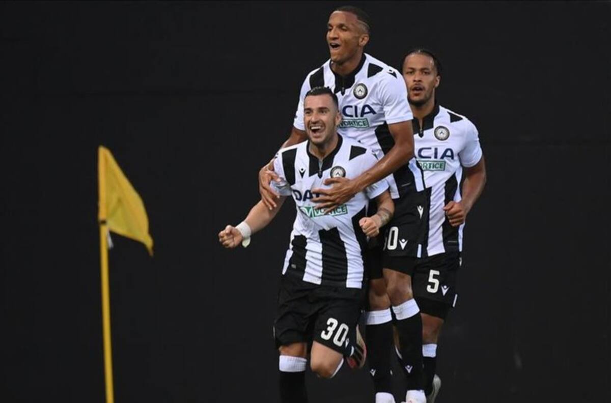 Los goles de la sorpresiva victoria del Udinese ante la Juventus