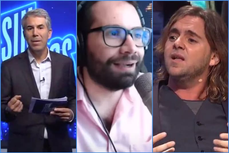 Gonzalo Feito, Nicolás Copano y Sebastián Eyzaguirre.