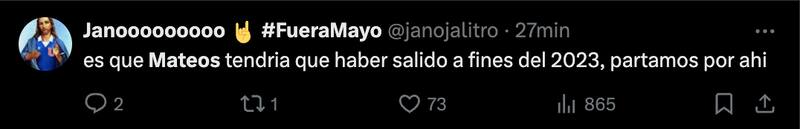 Cuestionamientos a Federico Mateos.