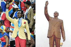 VIDEO | Viral a nivel mundial: un hincha se mantuvo en modo estatua todo un partido de la Copa de África