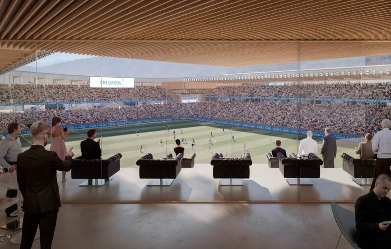 contará con 50 palcos VIP en el nuevo San Carlos de Apoquindo.