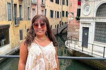 "Ahora nos vamos a Madrid": Helhue Sukni se despide de sus vacaciones en Venecia