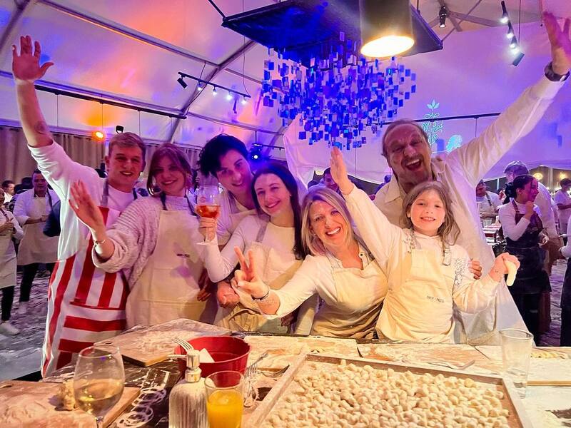 Maca Tondreau, Gianpiero Sampieri y Alfredo Alonso