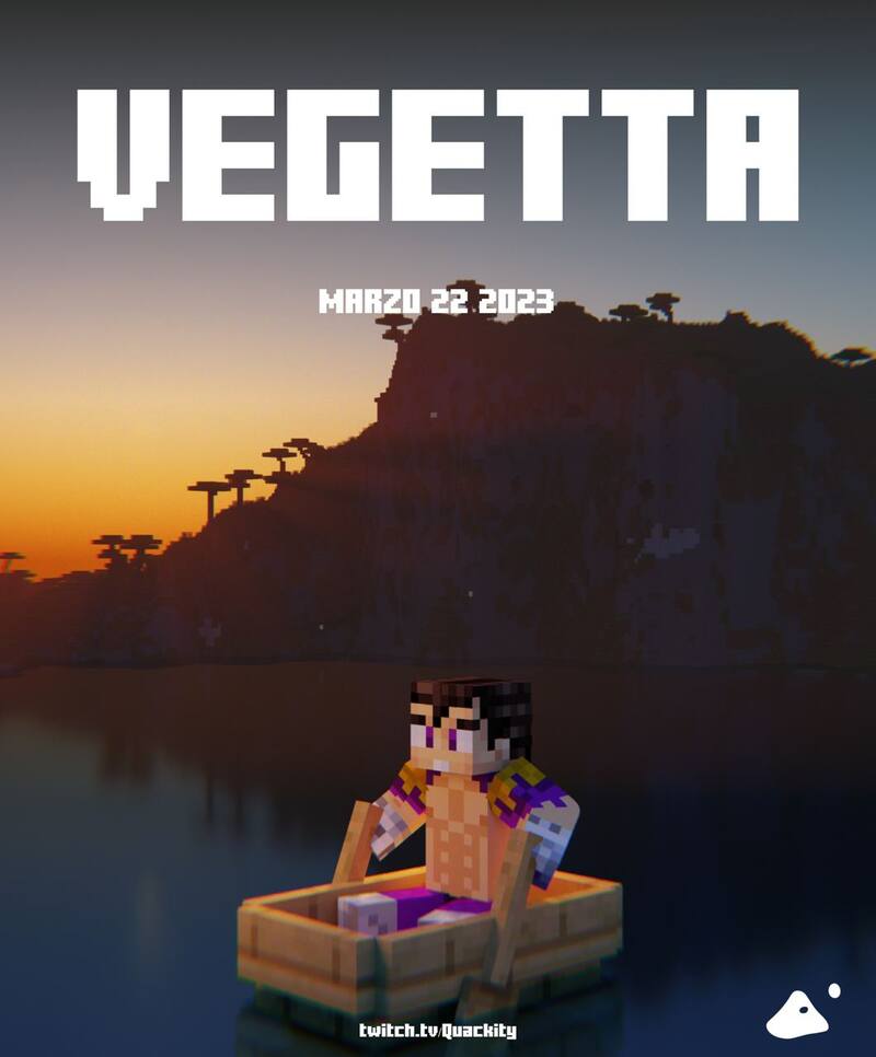 Hey, Vegetta, eres el mejor YouTuber. Créditos: Quackity Studios.