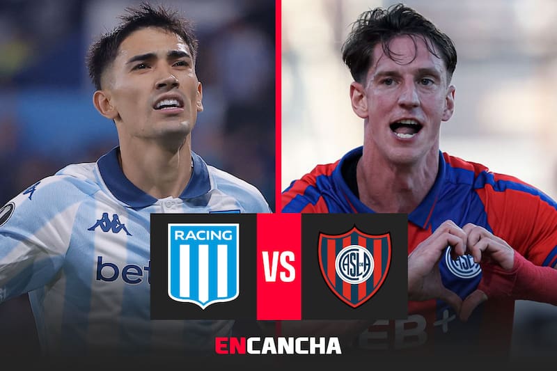 por la fecha 8 de la Liga Argentina. Foto: EFE y Prensa San Lorenzo.