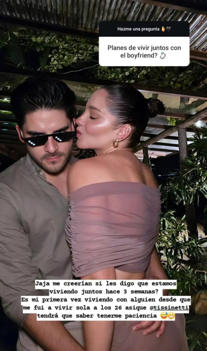 Kel Calderón se fue a vivir con su pareja. Créditos: Instagram