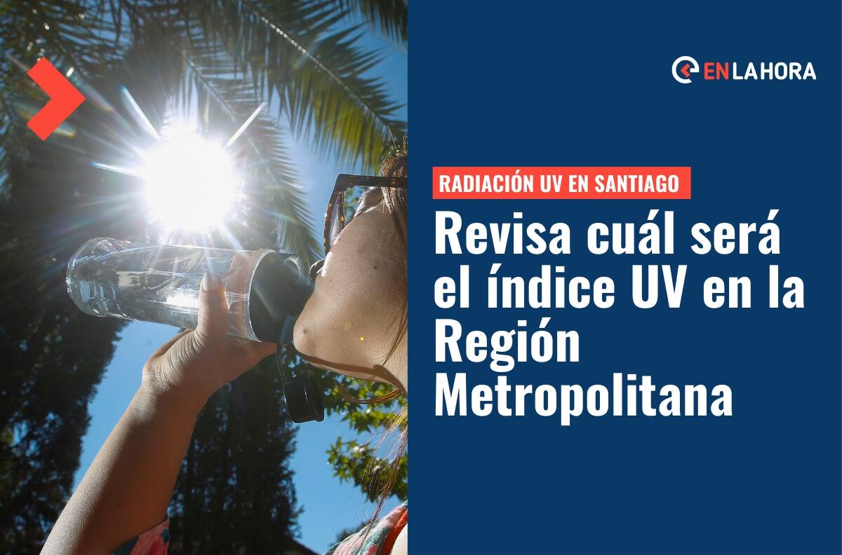 Radiación UV en Santiago | Revisa el índice para este lunes 4 de abril en la Región Metropolitana