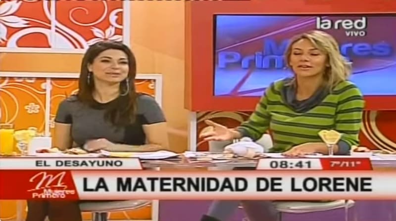 Así lucían las rostros de televisión en esa época.