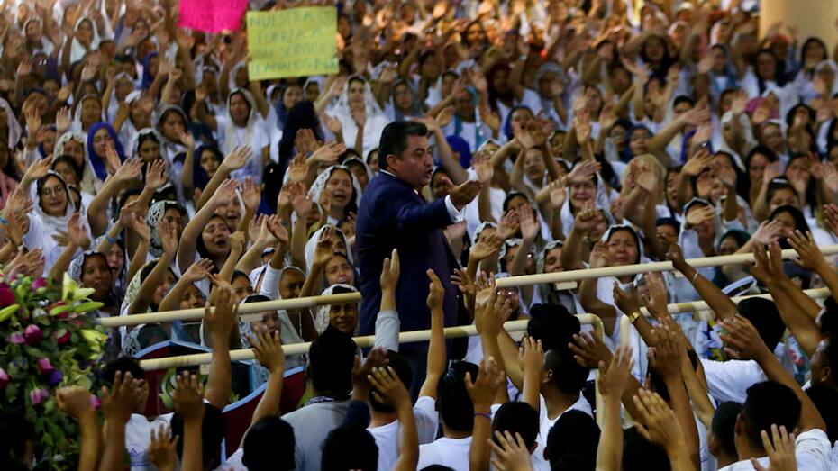 Naasón Joaquín García, hijo de Samuel y líder de la Iglesia La Luz del Mundo. Actualmente cumple una sentencia por 16 años y 8 meses en prisión