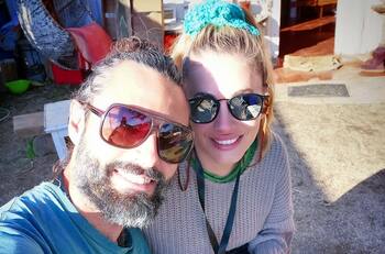 Juntos y de la mano: Cata Palacios compartió romántica postal con Rodolfo Neira