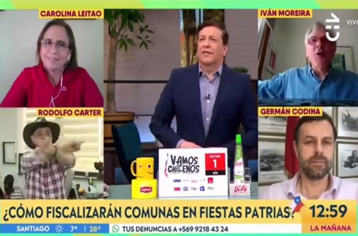 Iván Moreira sacó carcajadas en el matinal con su paya dieciochera