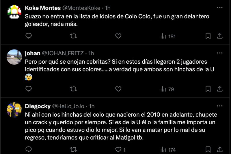 El hijo de Humberto Suazo fue visto en la hinchada de la U.