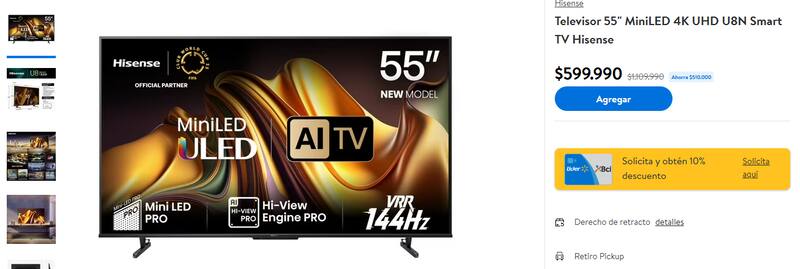 está con una rebaja del 48%.