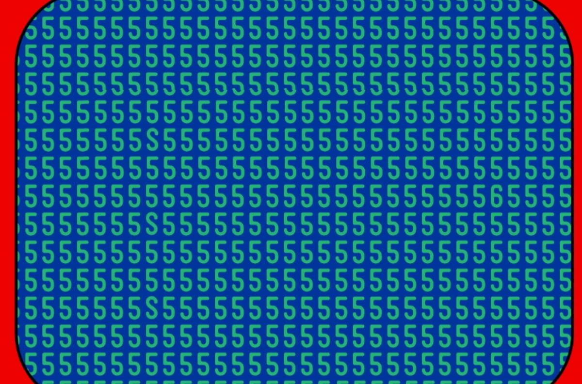 Test Visual: ¿Tienes las habilidades para encontrar el número 6 en tan solo 15 segundos?