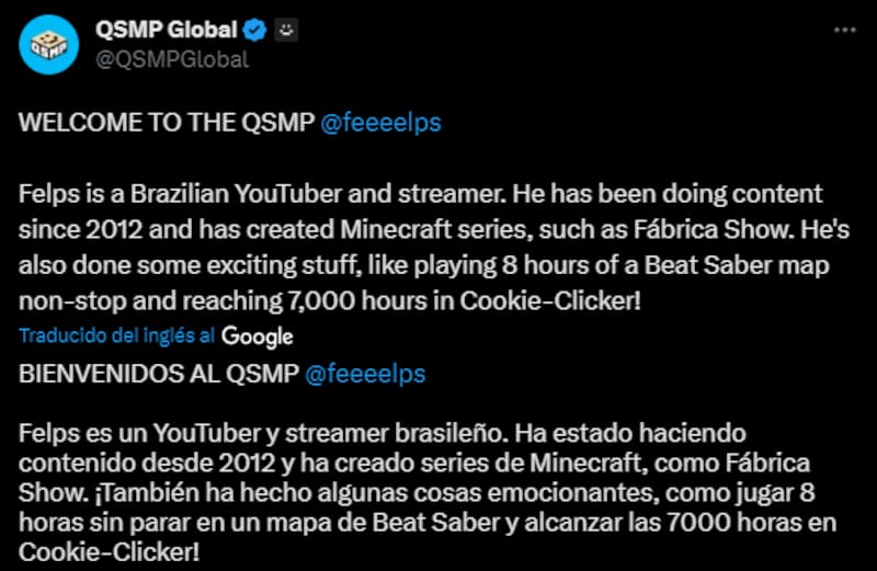 Créditos: Quackity Studios.