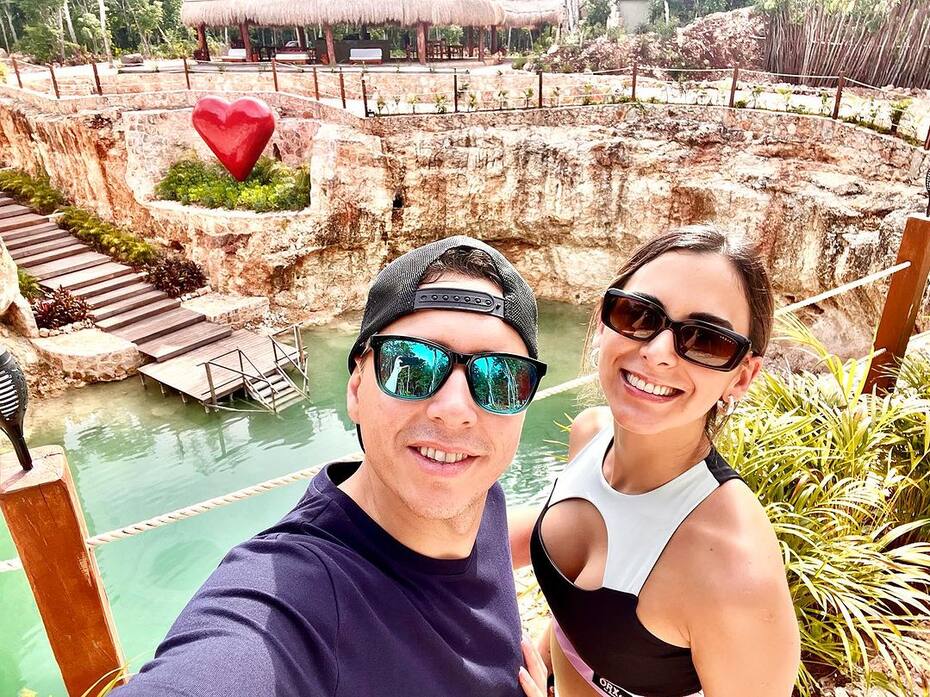 Las vacaciones de Karol Lucero y Fran Virgilio.