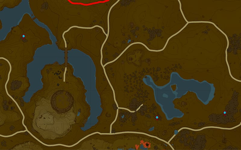 Ubicaciones Octorok.